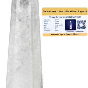 Clear Quartz Tower